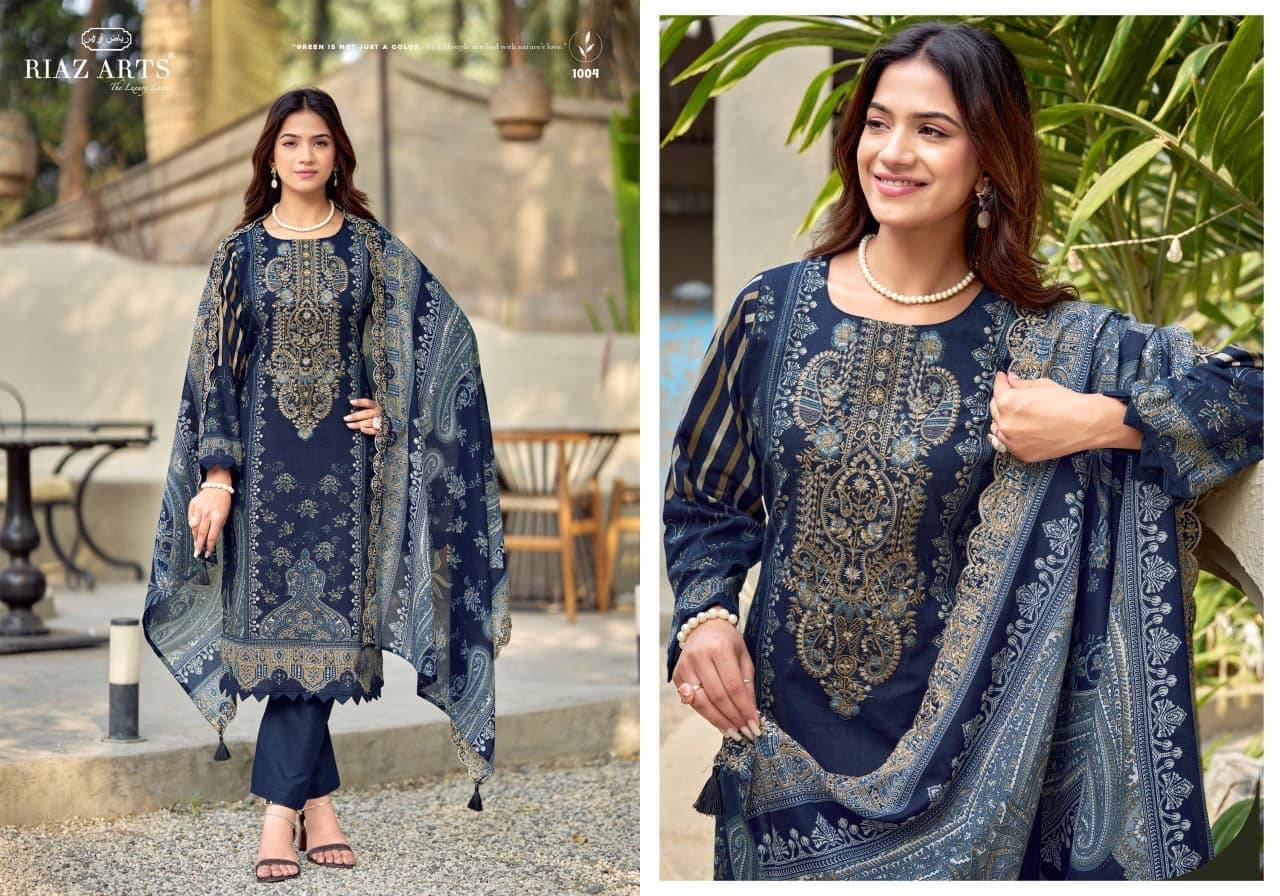 BIN SAEED BY RIAZ ARTS 1001 TO 1006 Series Beautiful Festive Suits Stylish Fancy Colorful Casual Wear & Ethnic Wear Cotton Cambric Lawn Print Dresses At Wholesale Price